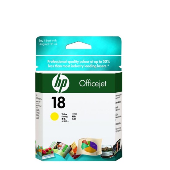 HP 18 Yellow Ink Cartridge C4939A