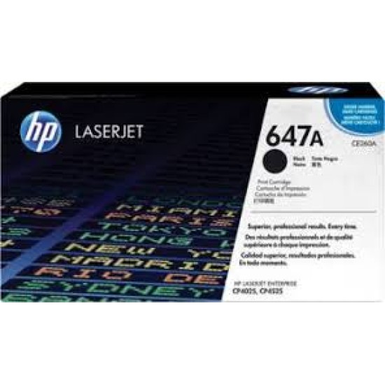HP Color LaserJet Black Print Cartridge   CE260A