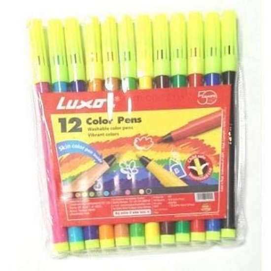 Detec Stic Colorstix Color Pens 12 Shades CX820 Pack of 2